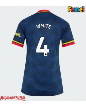 Arsenal Ben White #4 Tricou Fotbal Replică 2026-27 Femei Deplasare Arsenal Ben White #4 Tricou Fotbal Replică 2026-27 Femei Deplasare
